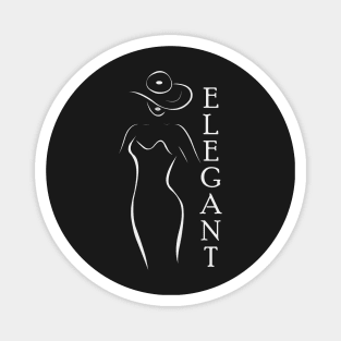 Elegant Lady Magnet